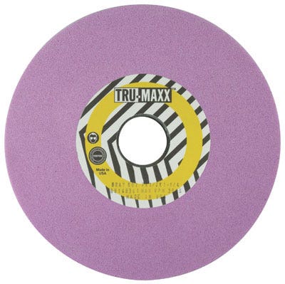 Tru Maxx 7 x 1 2 x 1 1 4in 46 Grit Pink J Aluminium Oxide Grinding Wheel 29A46J